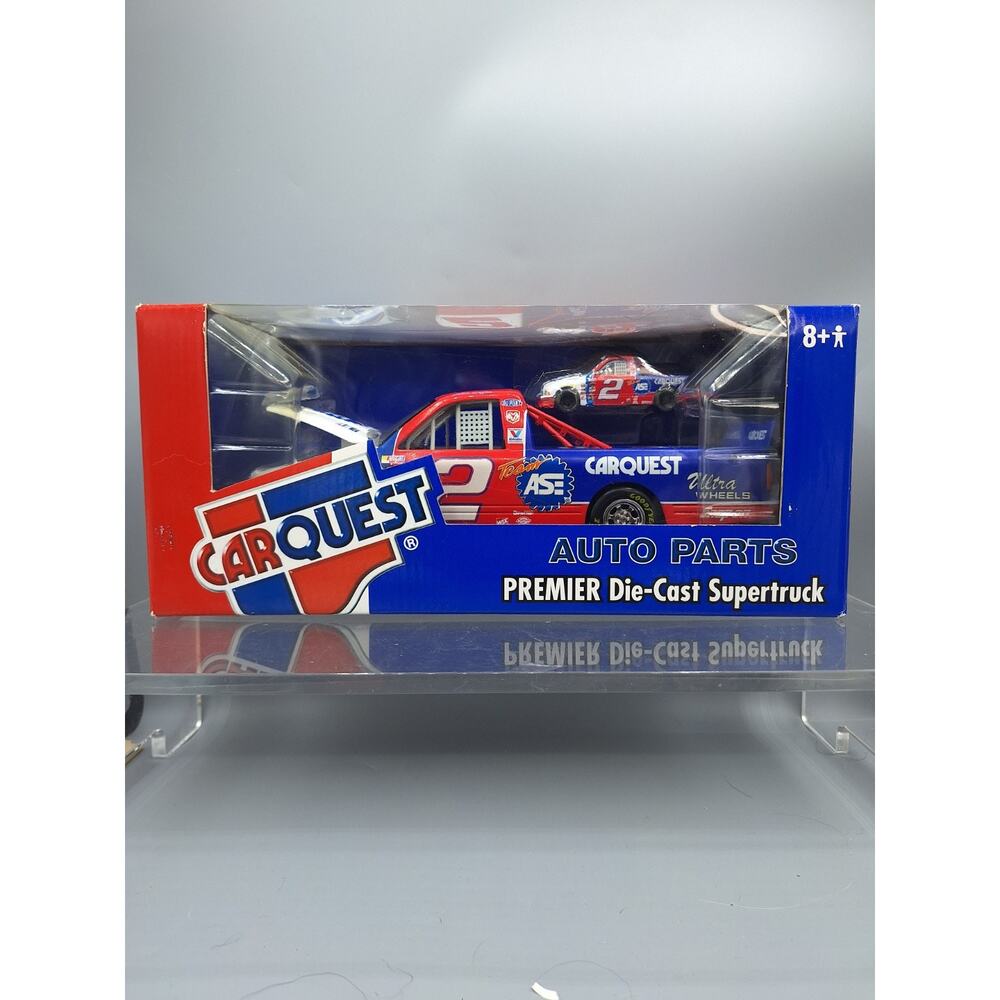 Carquest Auto Parts~Dodge Nascar Premier Die-Cast Supertruck 2-Truck Set NIB